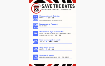 SAVE THE DATES !